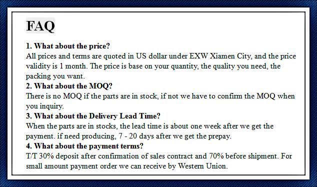 FAQ FAQ